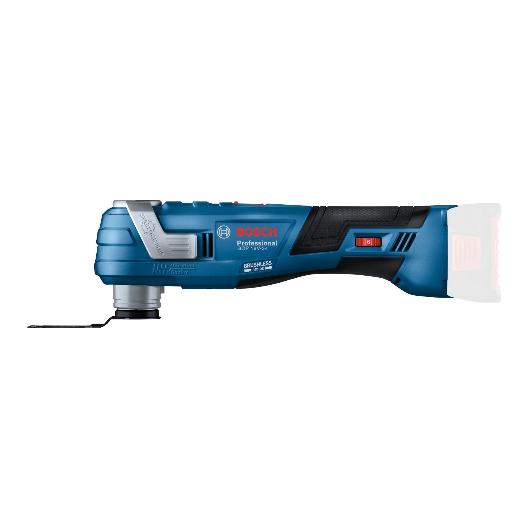 Bosch GOP 18V 34 Professional Akku Multi Cutter 18 V Starlock Plus 2x Akku 2 0 Ah Ladegeraet 17 tlg Zubehoer L Boxx 2 - toolbrothers