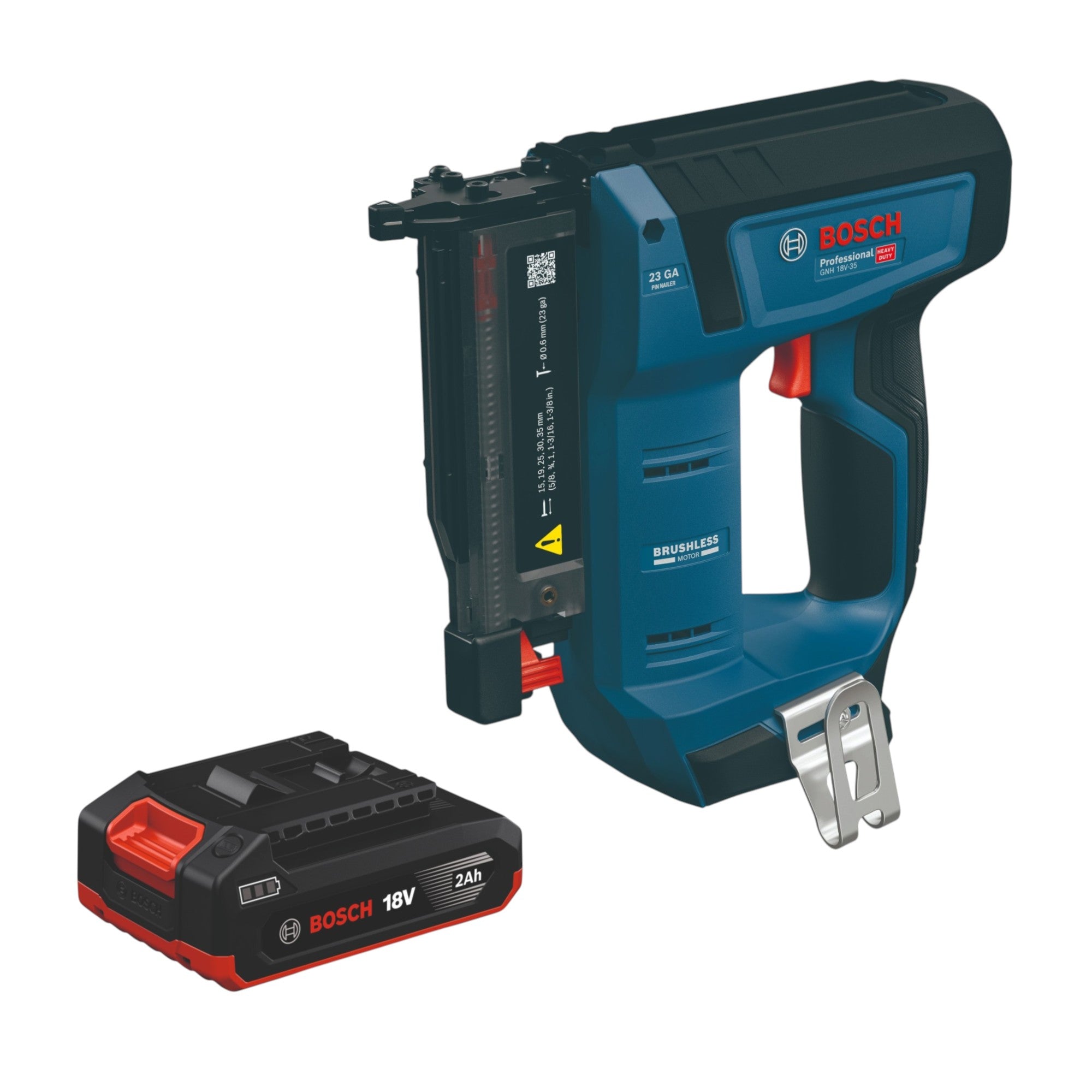 Bosch GNH 18V 35 Akku Holznagler 18 V 0 6 x 15 35 mm Brushless 1x Akku 2 0 Ah ohne Ladegeraet 0 - toolbrothers