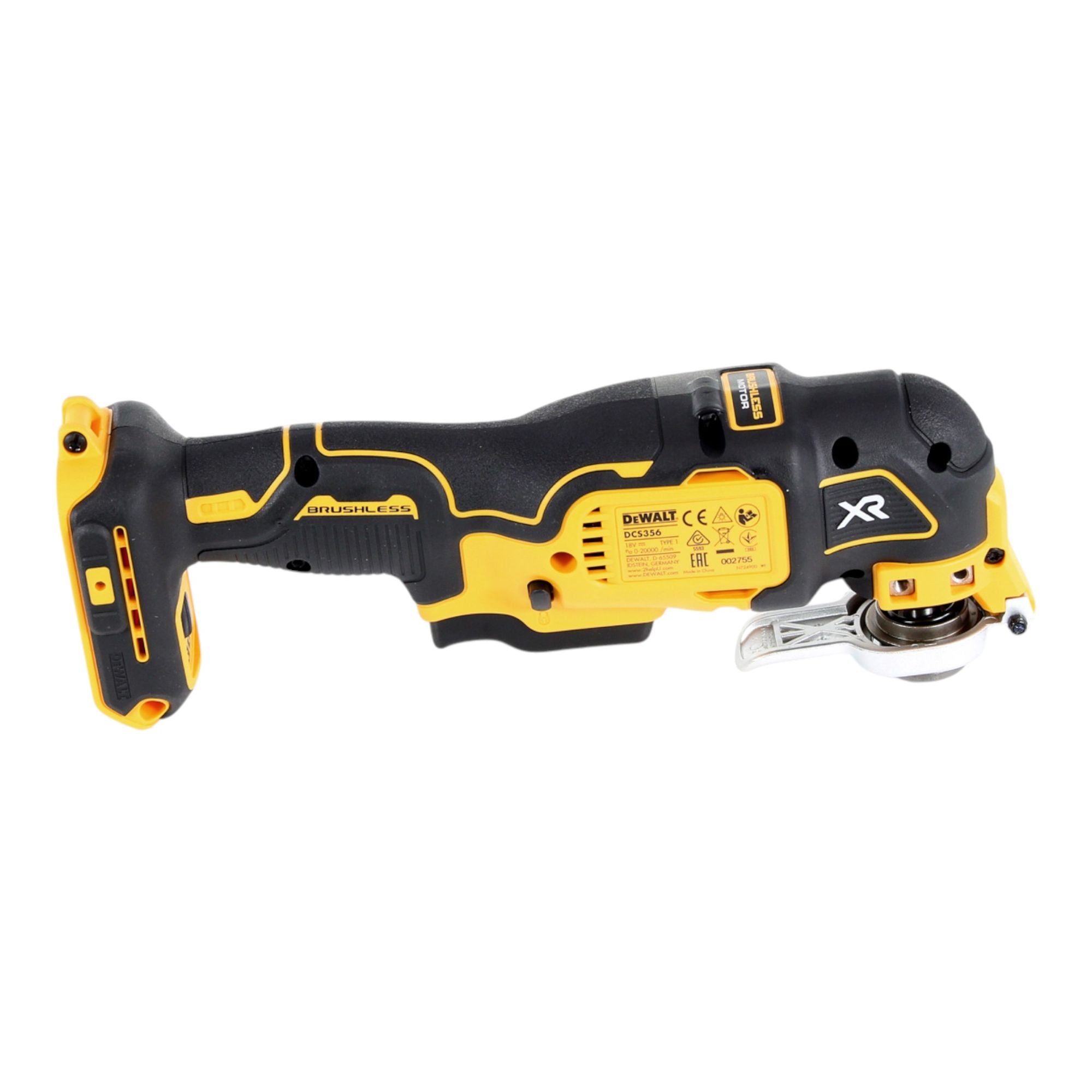 DeWalt DCS 356 P1T Akku Multitool 18 V Brushless 1x Akku 5 0 Ah Ladegeraet 20 tlg Zubehoer TSTAK 4 - toolbrothers