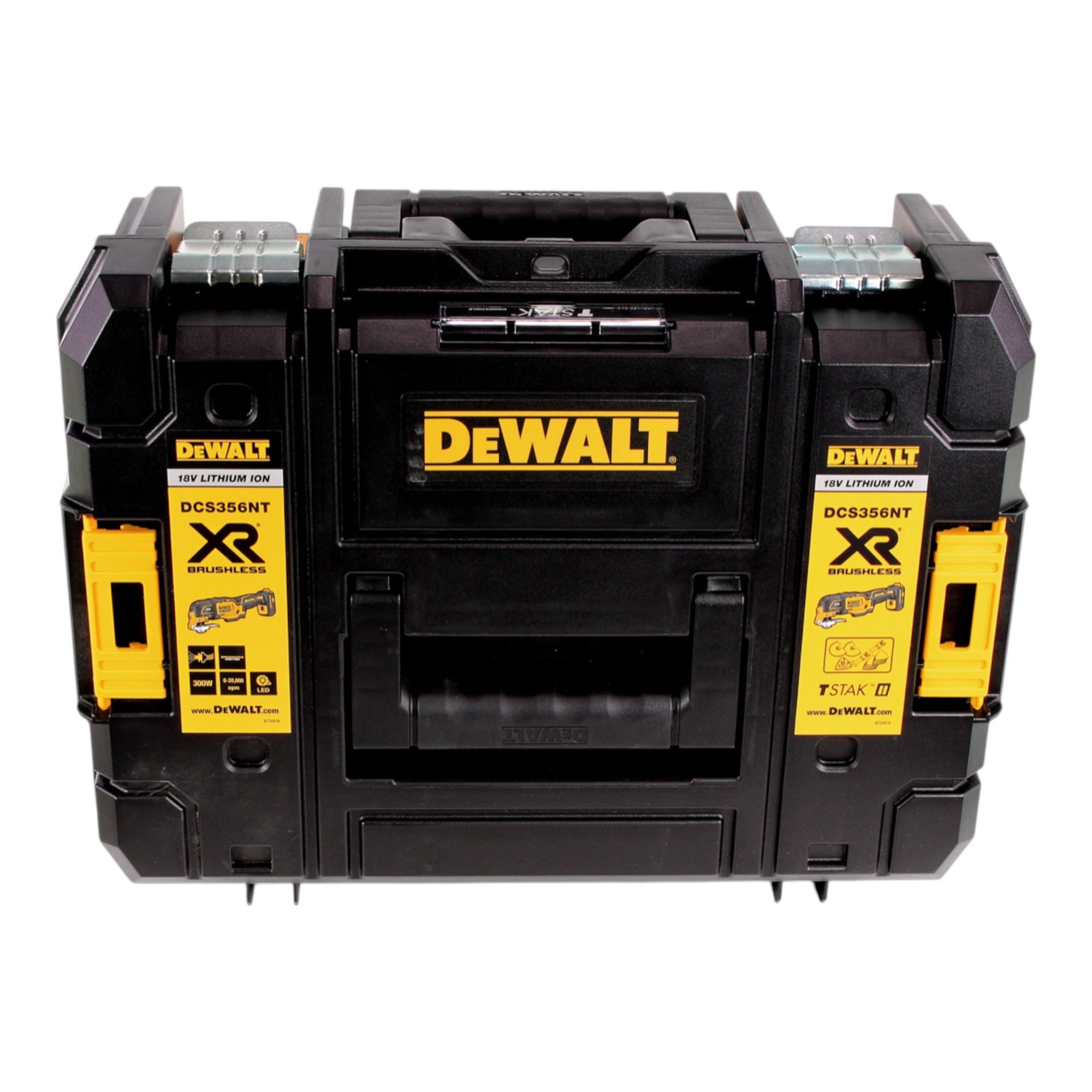 DeWalt DCS 356 P2T Akku Multitool 18 V Brushless 2x Akku 5 0 Ah Ladegeraet 20 tlg Zubehoer TSTAK 2 - toolbrothers