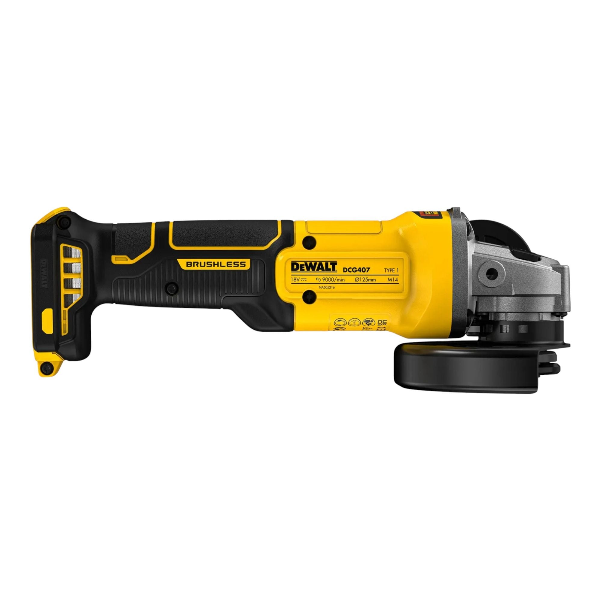 DeWalt DCG 407 M2T Akku Winkelschleifer 18 V 125 mm Brushless 2x Akku 4 0 Ah Ladegeraet TSTAK 4 - toolbrothers
