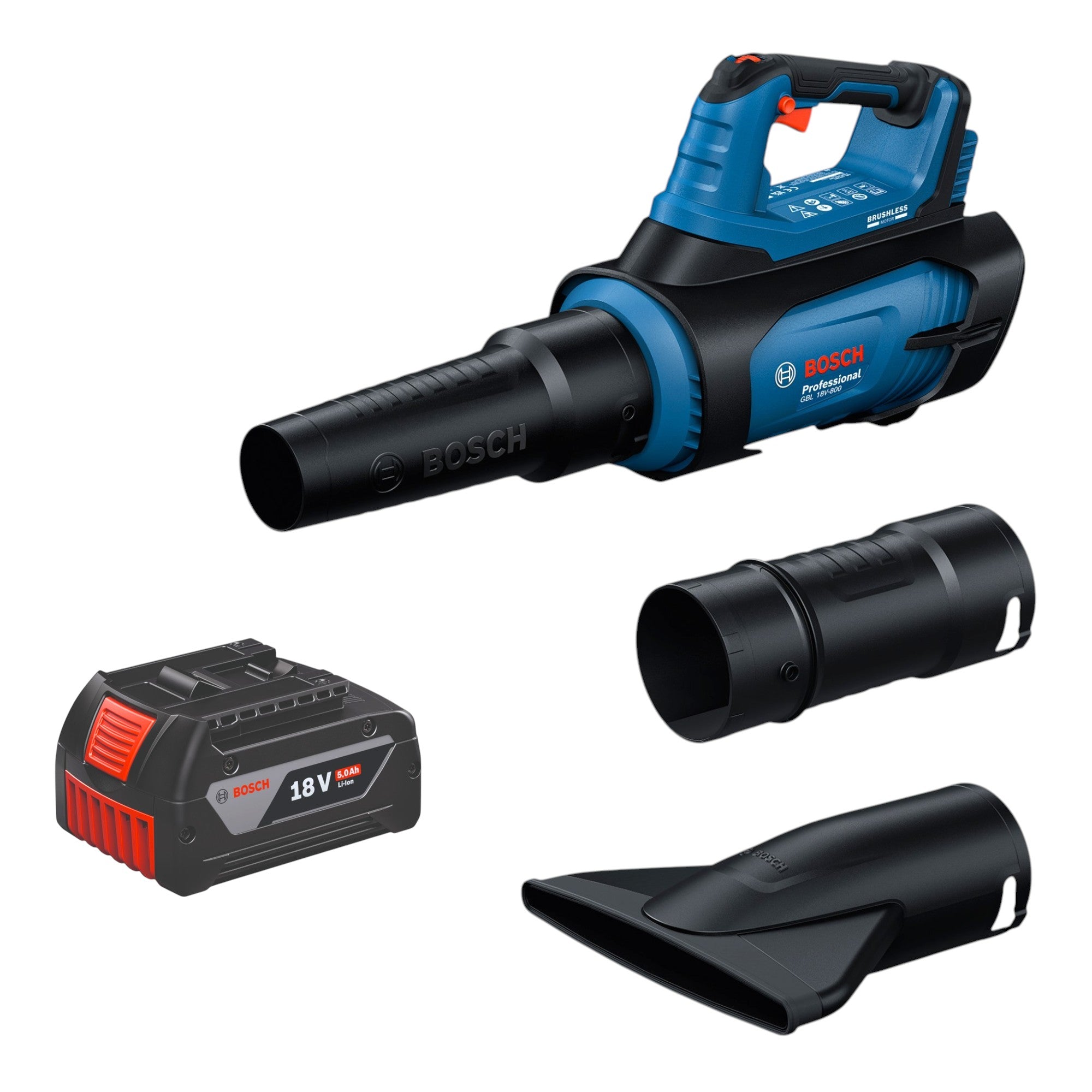 Bosch GBL 18V 800 Professional Akku Geblaese 18 V Brushless 1x Akku 5 0 Ah ohne Ladegeraet 0 - toolbrothers