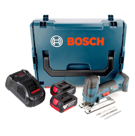 Bosch GST 18 V-LI S Akku Stichsäge 18V + 2x Akku 3,0Ah + Ladegerät + L-Boxx - Toolbrothers