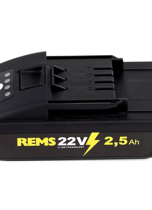 REMS Akku Set Power Pack 21,6V (22V max) mit 1x Akku 2,5Ah ( 571571 R22 ) + Ladegerät 90W (571585 ) - Toolbrothers