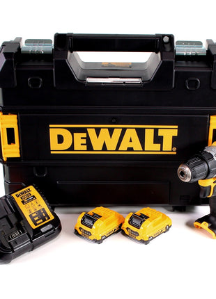 DeWalt DCD 701 L2 Akku Bohrschrauber 12V 57,5Nm Brushless + 2x Akku 3,0Ah + Ladegerät + TSTAK - Toolbrothers