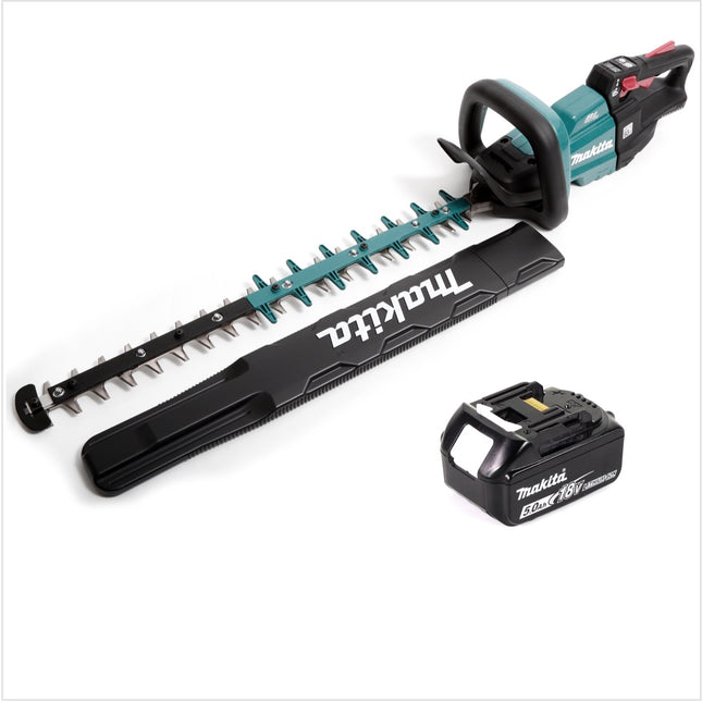 Makita DUH 601 T1 Akku Heckenschere 18V 60cm Brushless + 1x Akku 5,0Ah - ohne Ladegerät - Toolbrothers