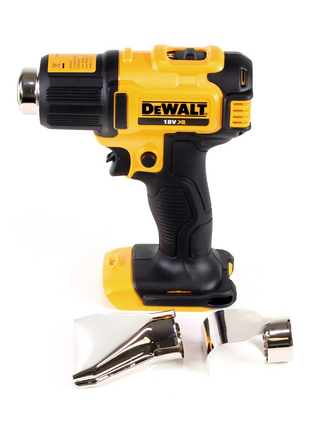 DeWalt DCE 530 N Akku Heißluftpistole 18V 530°C + 1x Akku 2,0Ah  + Flächen- und Reflektordüse - ohne Ladegerät - Toolbrothers