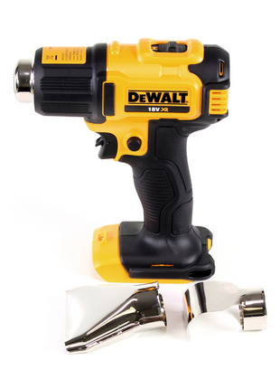 DeWalt DCE 530 P1 Akku Heißluftpistole 18V 530°C + 1x Akku 5,0Ah + 1x Lader + Flächen- und Reflektordüse - Toolbrothers