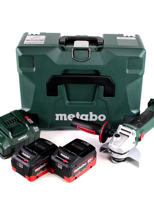 Metabo W 18 LTX 125 Quick Akku Winkelschleifer 18V 125mm ( 602174840 ) + MetaLoc + 2x Akku 5,5 Ah + Ladegerät - Toolbrothers