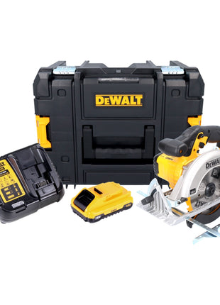 DeWalt DCS 391 L1 Akku Handkreissäge 18 V 165 mm + 1x Akku 3,0 Ah + Ladegerät + TSTAK - Toolbrothers