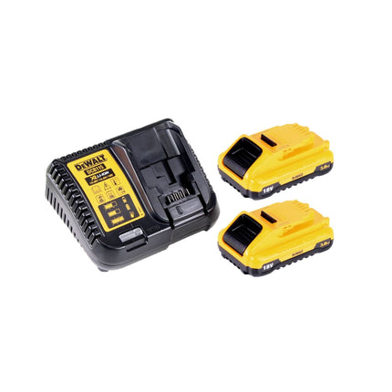 DeWalt DCP 580 L2 Akku Hobel 18V 82mm + 2x Akku 3,0Ah + Ladegerät + TSTAK - Toolbrothers