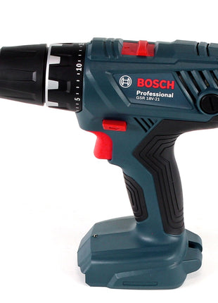 Bosch GSR 18V-21 Akku Bohrschrauber 18V 55Nm + 1x Akku 2,0Ah + Ladegerät + Koffer - Toolbrothers