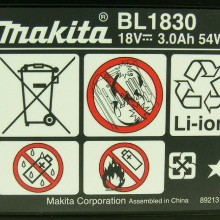 Makita BHP 456 18 V Li-Ion Akku Schlagbohrschrauber Weiß + Makita Akku BL1830 B+ Lader DC18RC + Alu Koffer - Toolbrothers