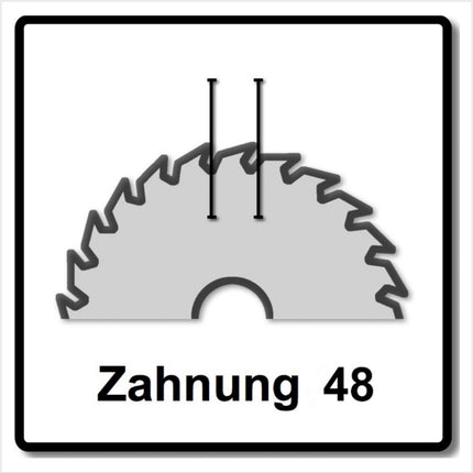 WellCut Kreissägeblatt WC-C1903048 TCT 190 x 2,4 x 30 mm 48 Zähne - Toolbrothers