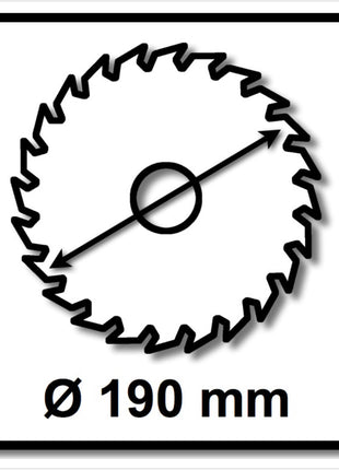 WellCut Kreissägeblatt WC-C1903048 TCT 190 x 2,4 x 30 mm 48 Zähne - Toolbrothers