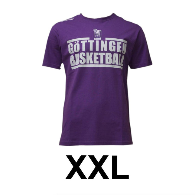 Basketball T-Shirt Göttingen BG Veilchen Größe XXL Lila 100% Baumwolle K1X - Toolbrothers