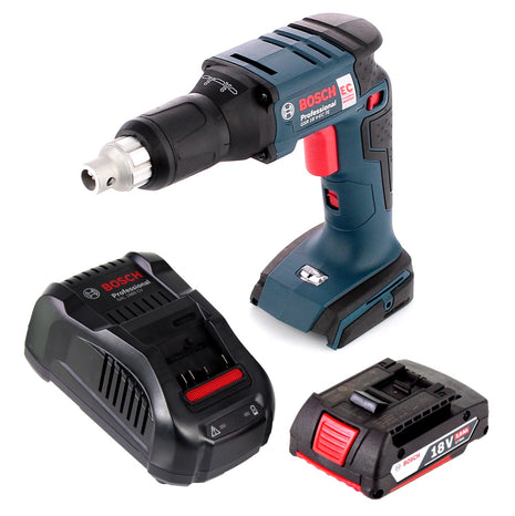 Bosch GSR 18 V-EC TE Akku Trockenbauschrauber 18V 1/4" 25Nm Brushless + 1x Akku 2,0Ah + Ladegerät - Toolbrothers