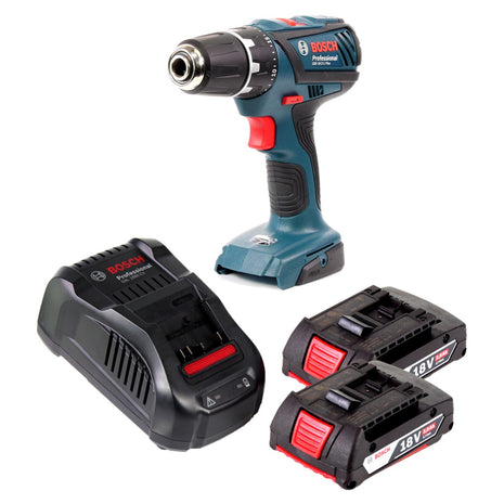 Bosch GSR 18-2 LI Plus Akku Bohrschrauber 18V 63Nm + 2x Akku 2,0Ah + Ladegerät - Toolbrothers