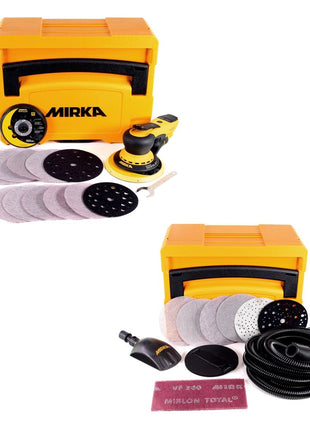 Mirka Schleif Solution Case + DEROS Exzenterschleifer + 140x Schleifscheiben - Toolbrothers