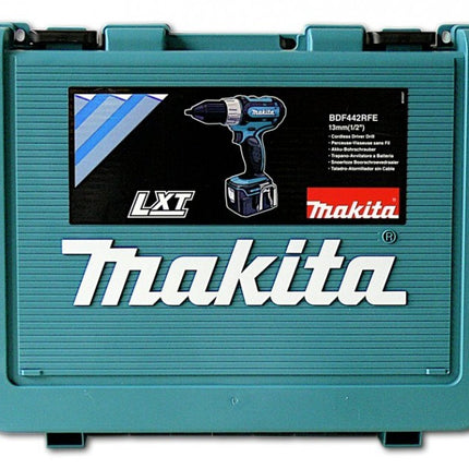 Makita BHP 452 RFE 18 V Li-ion Akku Schlagbohrschrauber + 2x Makita Akku 3,0 Ah + DC18RC +  Koffer - Toolbrothers