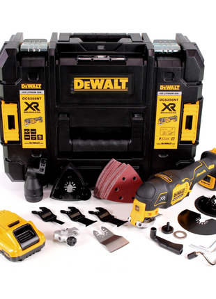 DeWalt DCS 356 NT Akku Multitool 18V Brushless + 35tlg. Zubehör + 1x Akku 3,0Ah + TSTAK  -  ohne Ladegerät - Toolbrothers