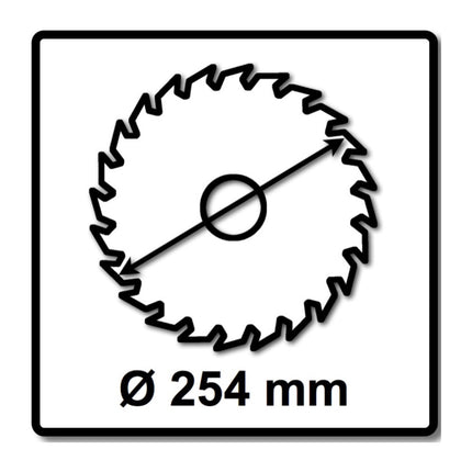 Bosch Kreissägeblatt Standard for Wood 254 x 2,2 x 30 mm 60 Zähne (2x 2608837736 ) - Toolbrothers