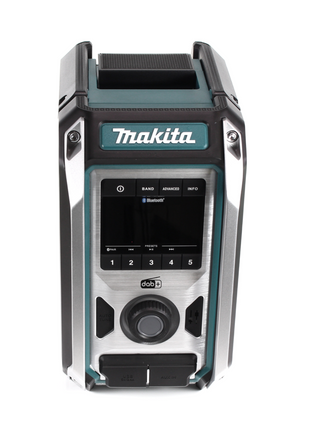 Makita DMR 115 RF Akku Baustellenradio 12V - 18V  Bluetooth DAB+ IP65 + 2x Akku 3,0 Ah + Ladegerät - Toolbrothers