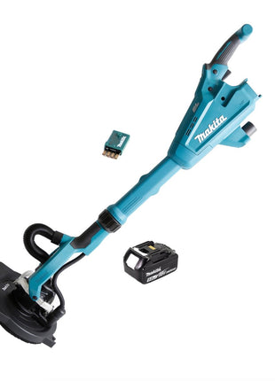 Makita DSL 800 T1U Akku Langhalsschleifer 225mm 18V Brushless + 1x Akku 5,0Ah + Tasche - ohne Ladegerät - Toolbrothers