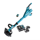 Makita DSL 800 RTU Akku Langhalsschleifer 225mm 18V Brushless + 2x Akku 5,0Ah + Ladegerät + Tasche - Toolbrothers