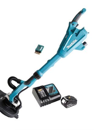 Makita DSL 800 RG1U Akku Langhalsschleifer 225mm 18V Brushless + 1x Akku 6,0Ah + Ladegerät + Tasche - Toolbrothers