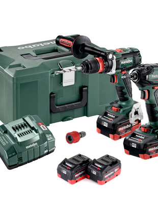 Metabo COMBO SET 2.1.13 18 V BL LIHD BS 18 LTX BL Q I Akku Bohrschrauber + SSD 18 LTX 200 BL Akku Schlagschrauber 18V Brushless + 2x Akku 5,5Ah + Ladegerät + MetaLoc ( 685125000 ) - Toolbrothers