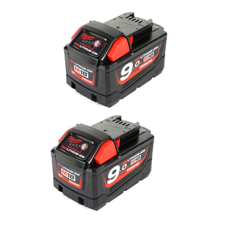 Milwaukee Akku Starter 18V Set mit 2x M18 B9 Akku 9,0Ah - Toolbrothers