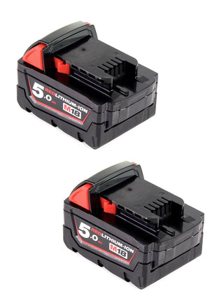 Milwaukee Akku Starter 18V Set mit 2x M18 B5 Akku 18V 5,0Ah - Toolbrothers