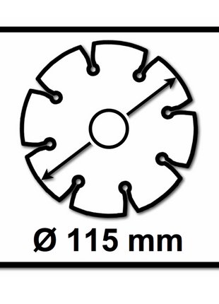 WellCut Diamant Trennscheiben Set 115x22,2mm mit 2x Special ( 334 - 115 / 22 ) + Universal turbo ( 888 - 115 / 22 ) - Toolbrothers