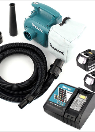 Makita DVC 350 RF Akku Staubsauger 18V + 2x Akku 3,0Ah + Ladegerät - Toolbrothers