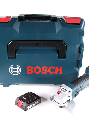 Bosch GWS 18-125 V-LI Akku Winkelschleifer 18 V 125mm + 1x Akku 2,0Ah + L-Boxx - ohne Ladegerät - Toolbrothers