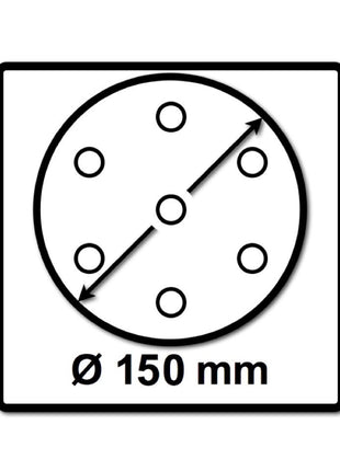 Mirka ABRANET 150mm Grip P360, 50/Pack ( 5424105037 ) - Toolbrothers