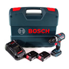 Bosch GSB 18V-60 C Akku Schlagbohrschrauber 18V 60Nm Brushless + 2x Akku 2,0Ah + Ladegerät + L-Case - Toolbrothers