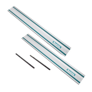 Makita Jeu de rails de guidage 1400mm + 2x Connecteurs de rail de guidage
