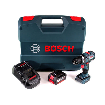 Bosch GSB 18V-60 C Akku Schlagbohrschrauber Brushless 18V 60Nm + 1x Akku 5,0Ah + Ladegerät + L-Case - Toolbrothers