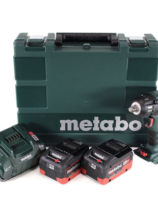 Metabo SSW 18 LTX 400 BL Akku Schlagschrauber 18V ( 602205660 ) 400Nm 1/2" Brushless + 2x LIHD Akku 5,5Ah + Ladegerät + Koffer - Toolbrothers