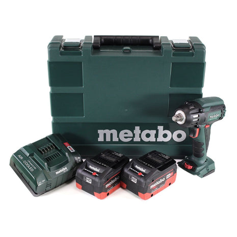 Metabo SSW 18 LTX 400 BL Akku Schlagschrauber 18V ( 602205660 ) 400Nm 1/2" Brushless + 2x LIHD Akku 5,5Ah + Ladegerät + Koffer - Toolbrothers