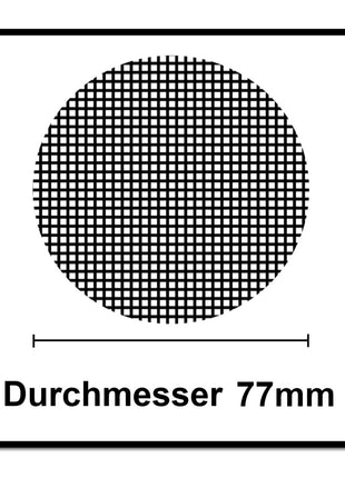 Mirka ABRANET Schleifscheiben Grip Ø 77mm Durchmesser P120 50 Stk. ( 5420305012 ) - Toolbrothers