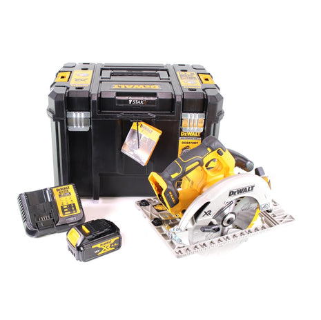 DeWalt DCS 572 M1 Akku Handkreissäge 18V 184 x 16 mm + 1x Akku 4,0Ah  + Ladegerät + T-STAK - Toolbrothers