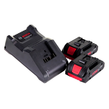 Bosch GSB 18V-110 C Perceuse-visseuse à percussion sans fil Professional 18V 110Nm + 2x batterie ProCore 4,0 Ah + chargeur + L-Boxx ( 06019G030B )