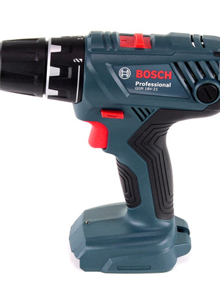 Bosch Professional GSR 18V-21 Akku Bohrschrauber 18V 55Nm + 1x Akku 5,0Ah + Ladegerät + Koffer