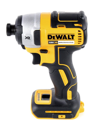 Llave de impacto a batería DeWalt DCF 887 D2 18V 205Nm 1/4" sin escobillas + juego de brocas 19 piezas + 2x batería 2.0Ah + cargador rápido + TSTAK