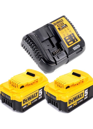 DeWalt DCF 887 P2 Visseuse à Chocs sans fil 18 V brushless avec Mandrin de 1/4" + Boîtier TStak + 2x Batteries 5 Ah + Chargeur DCB 115 