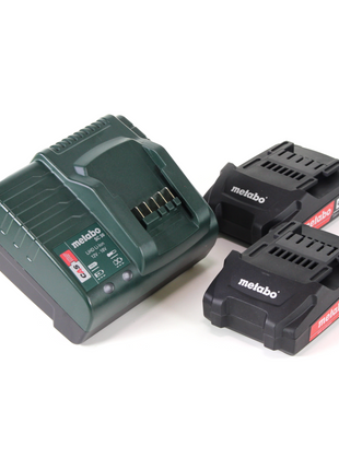 Metabo BS 18 Quick Perceuse-visseuse sans fil 18V 48Nm + 2x Batteries 2,0Ah + Chargeur + Coffret de transport ( 602217950 )