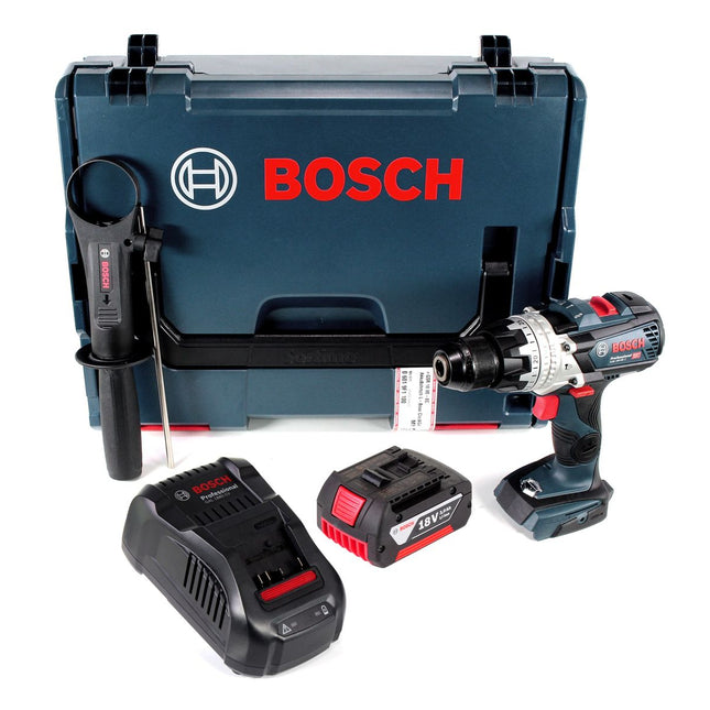 Bosch GSB 18V-85 C Perceuse-visseuse à percussion sans fil 18V 85Nm 1/2" Brushless + 1x batterie 3,0Ah + chargeur + L-Boxx